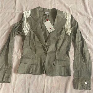 monnari Linen Blazer Size 34